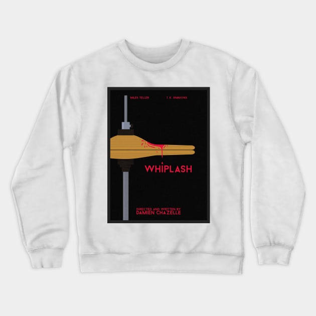 Whiplash movie Poster Crewneck Sweatshirt by saturngarden